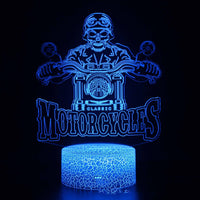 Luces LED 3D para motocicletas

