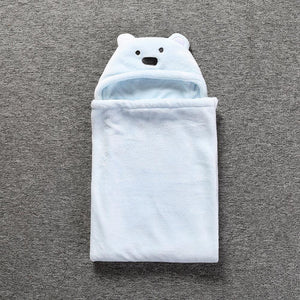 Plush Bear Hooded Blanket