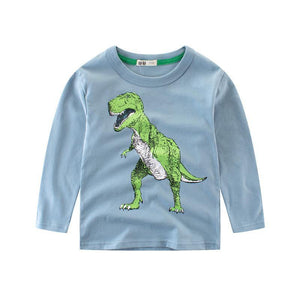 T-shirts à manches longues dinosaures (enfant)