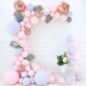 Guirlande de ballons macarons en arc, décoration de fête d'anniversaire et de mariage