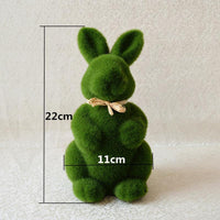 Moss Easter Bunny Figure