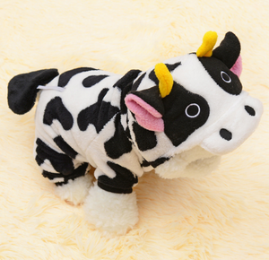 Disfraz de mascota de vaca