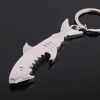 Shark Bite Bottle Opener Keychain