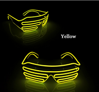 Gafas LED intermitentes con luz
