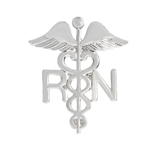 Registered Nurse RN Angel Wings Brooch