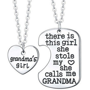 Grandma's Girl Necklaces (2 Pcs)