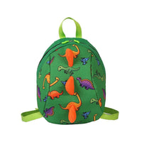 Dinosaur Pattern & 3D Spikes Backpack
