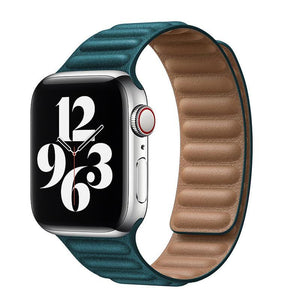 Bracelets Apple Watch magnétiques en cuir