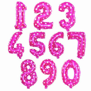 Big Foil Birthday Number Balloons
