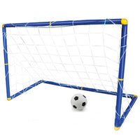 Folding Mini Football Soccer Ball Goal Post Net