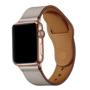 Correa de cuero para Apple Watch 