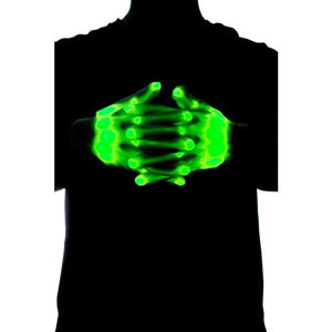 Guantes de mano de esqueleto iluminados