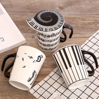 Music Themed Mugs with Lid
