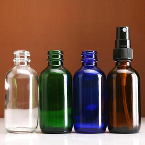 Botellas de vidrio en aerosol