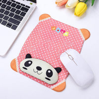 Cartoon Animal Mouse Pads with Wrist Support