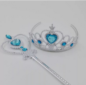 Crown & Magic Wand Dress-Up Accessories