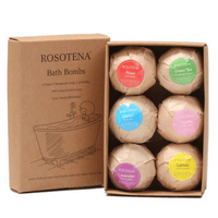 All-Natural Bath Bombs Variety Box (6 Pcs)