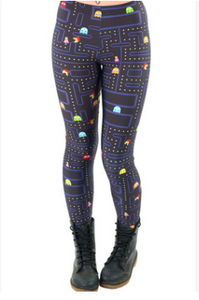 PacMan Pattern Printed Leggings