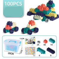 Large-particle Building Blocks For Children
