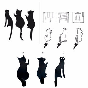 Cat Tail Key Hangers (3 Pcs)