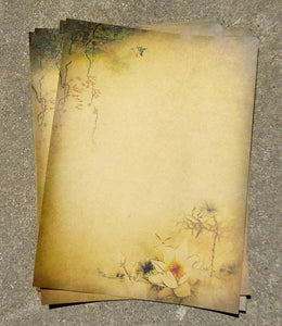 Vintage Chinese Kraft Paper Stationery