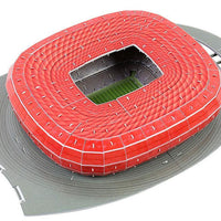 Modèle de puzzle 3D sur le terrain de football (football)