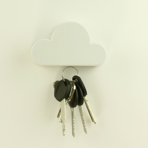 Porte-clés magnétique en forme de nuage