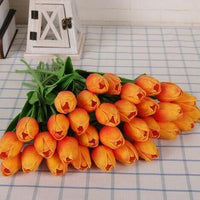 Tulipanes y alcatraces artificiales (31 piezas)