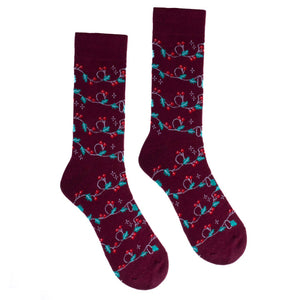 Mistletoe Holiday Socks (Mens)