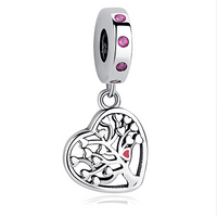 Clover Tree of Life Bead Hanging Charms
