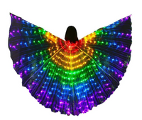 Alas de mariposa LED, accesorios de baile, alas iluminadas
