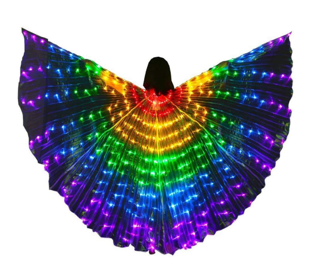 LED Butterfly Wings Dance Prop Wings Light Up