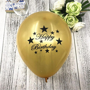 Happy birthday letter balloon latex balloon