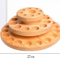 Round Wooden Layered Essential Oil Display