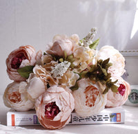 Bouquets de fleurs de pivoine artificielles
