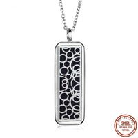 Stainless Steel Hollow Essential Oil Necklaces
