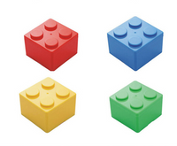 Boîtes de rangement pour blocs de construction
