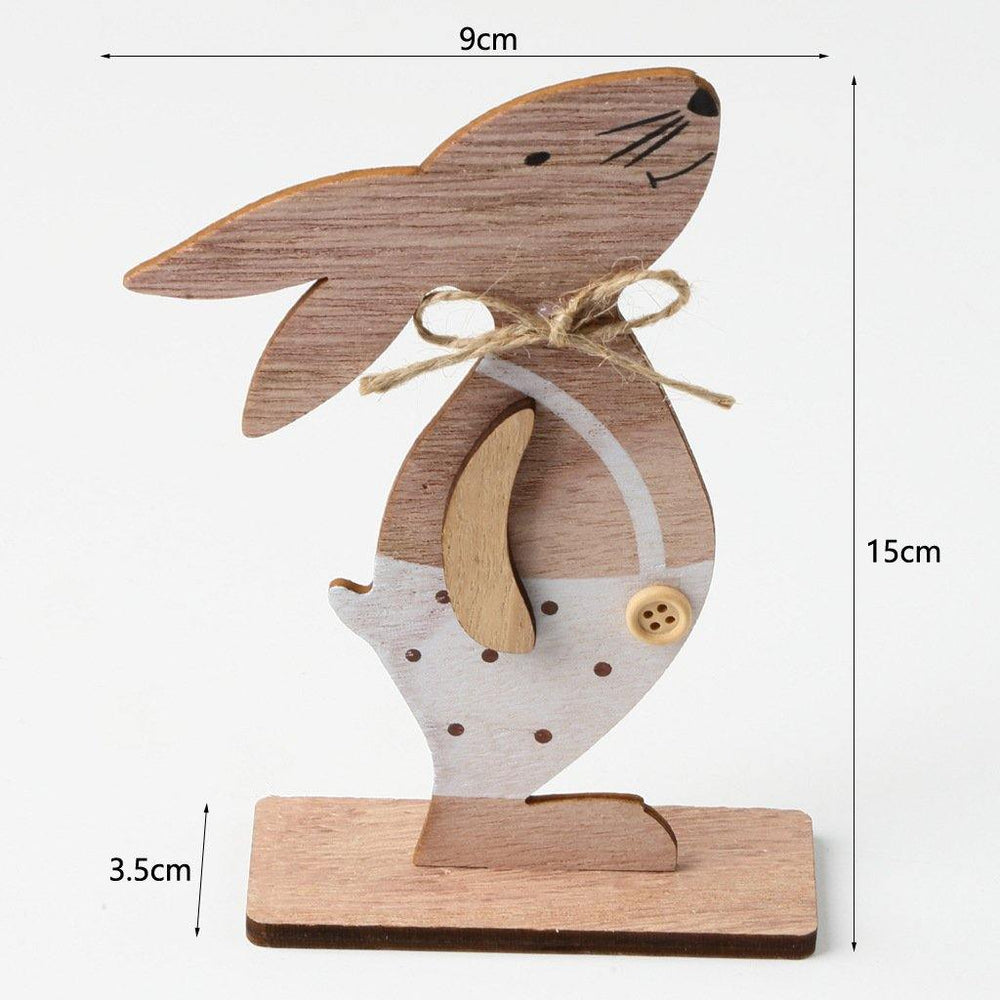 Easter Bunny Woodwork Decoration