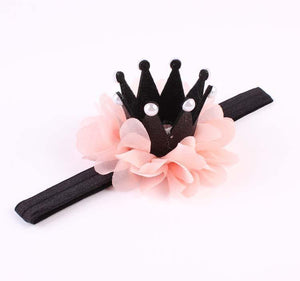 Princess Crown Flower Headband (Baby)