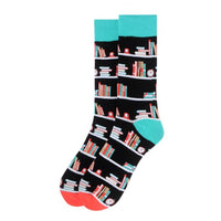 Chaussettes fantaisie pour étagères à livres (hommes)
