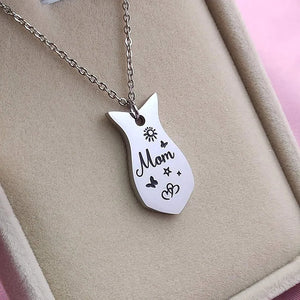 Ensemble de colliers assortis en forme de cœur pour maman et sœurs, 3 pièces, en acier inoxydable, pour mère et fille