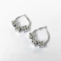 Funny Exaggerated Creative Dice Earrings
