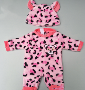 Pyjama de costume d'animal pour poupée de 18 pouces