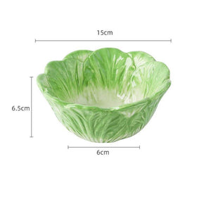 Spring Cabbage Rabbit Accented Tableware