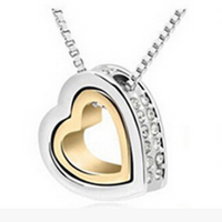 Nested Heart Necklace