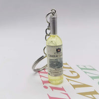 Mini Wine Bottle Keychains
