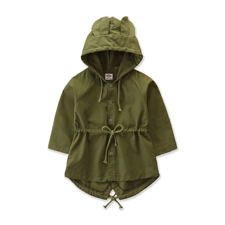 Lightweight Bunny Ears Hood Jacket & Trench Coats (Toddler/Child)