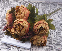Bouquets de pivoines artificielles
