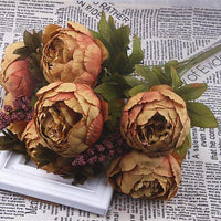 Artificial Peony Bouquets