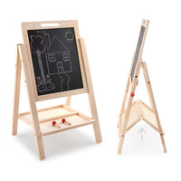 Chalkboard/Whiteboard Wooden Easel

